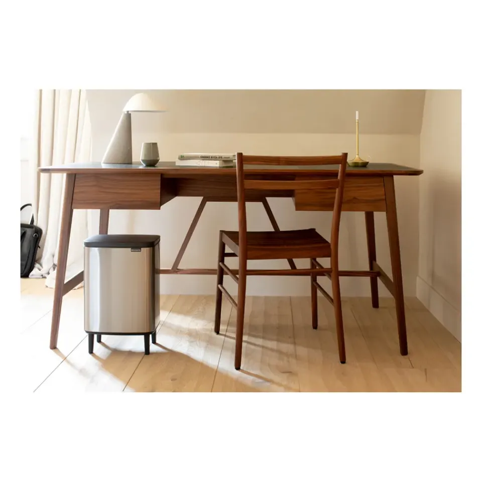 Clearance Brabantia Cubo de basura Bo alto 12 L, Acero cepillado mate Plateado