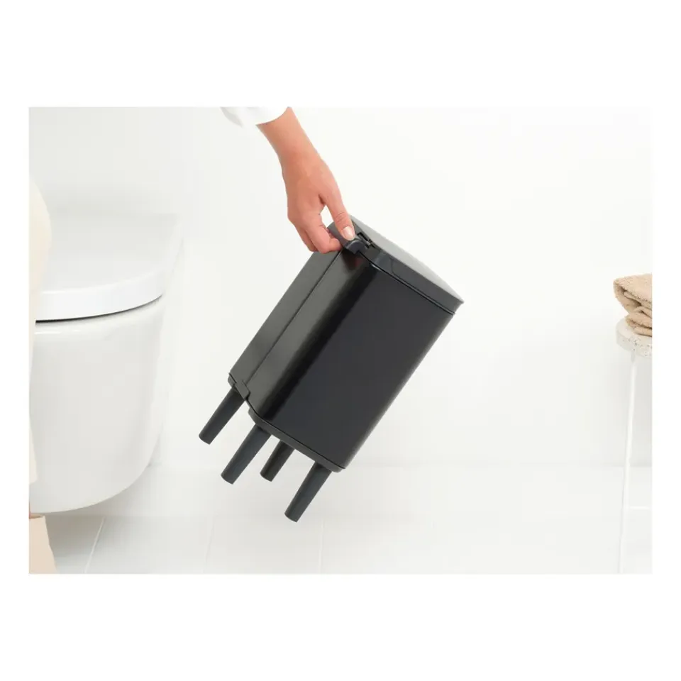 Sale Brabantia Cubo de basura Bo alto 4 L, mate Negro