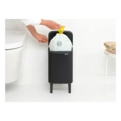 Sale Brabantia Cubo de basura Bo alto 4 L, mate Negro
