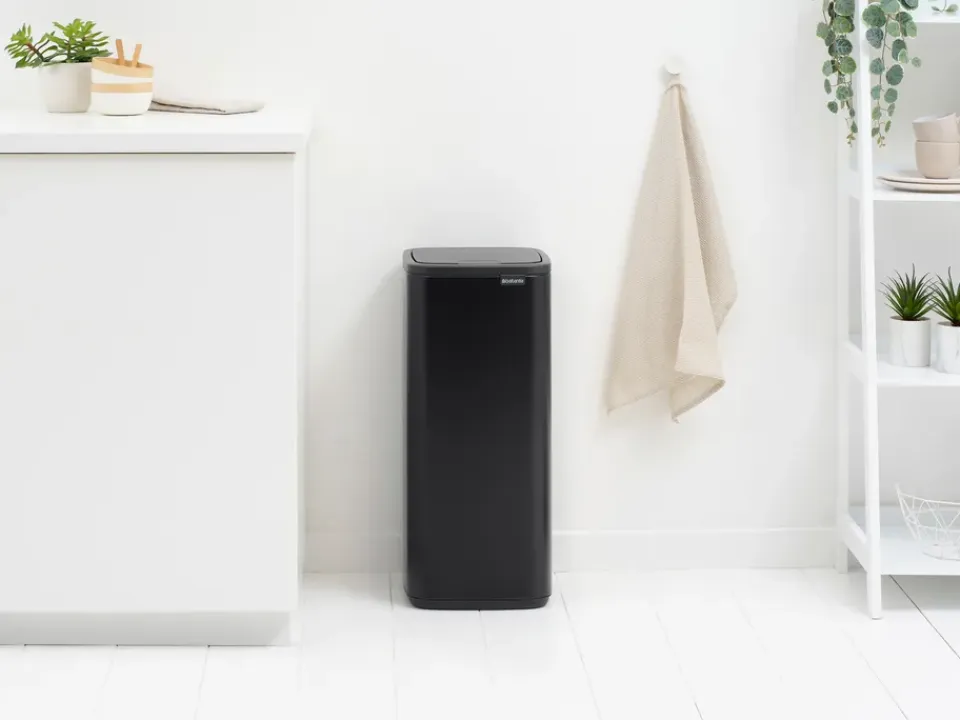Hot Brabantia Cubo de basura Bo Touch Bin 30 L, mate Negro