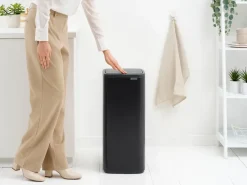 Hot Brabantia Cubo de basura Bo Touch Bin 30 L, mate Negro