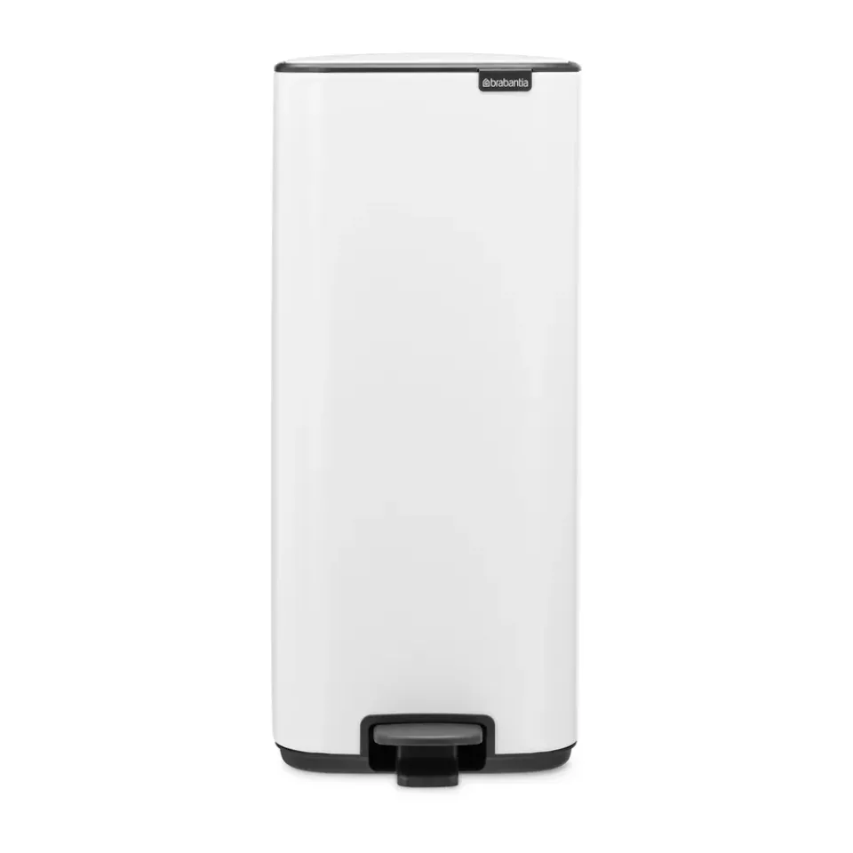 Hot Brabantia Cubo de basura con pedal Bo 30 L, Blanco