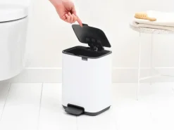 Sale Brabantia Cubo de basura con pedal Bo 4 L, Blanco