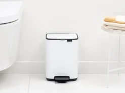 Sale Brabantia Cubo de basura con pedal Bo 4 L, Blanco
