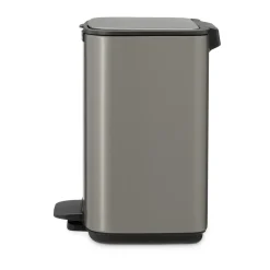 Best Brabantia Cubo de basura con pedal Bo 4 L, Platino Gris