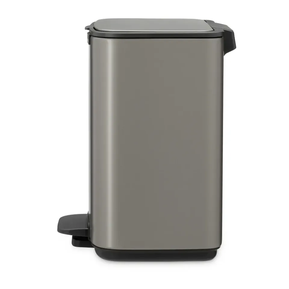 Best Brabantia Cubo de basura con pedal Bo 4 L, Platino Gris