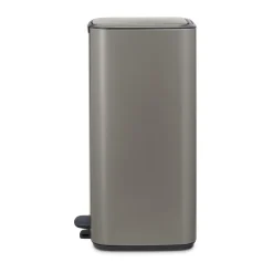 New Brabantia Cubo de basura con pedal Bo 30 L, Platino Gris