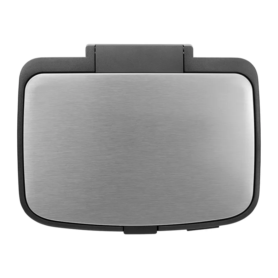 Brabantia Cubo de basura con pedal Bo 12 L, Acero mate antihuellas Plateado