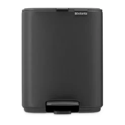 Best Brabantia Cubo de basura con pedal Bo 7 L, Mineral Infinite Grey Gris