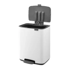 Best Brabantia Cubo de basura con pedal Bo 12 L, Blanco