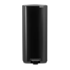 New Brabantia Cubo de basura con pedal Bo 30 L, mate Negro