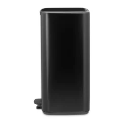 New Brabantia Cubo de basura con pedal Bo 30 L, mate Negro