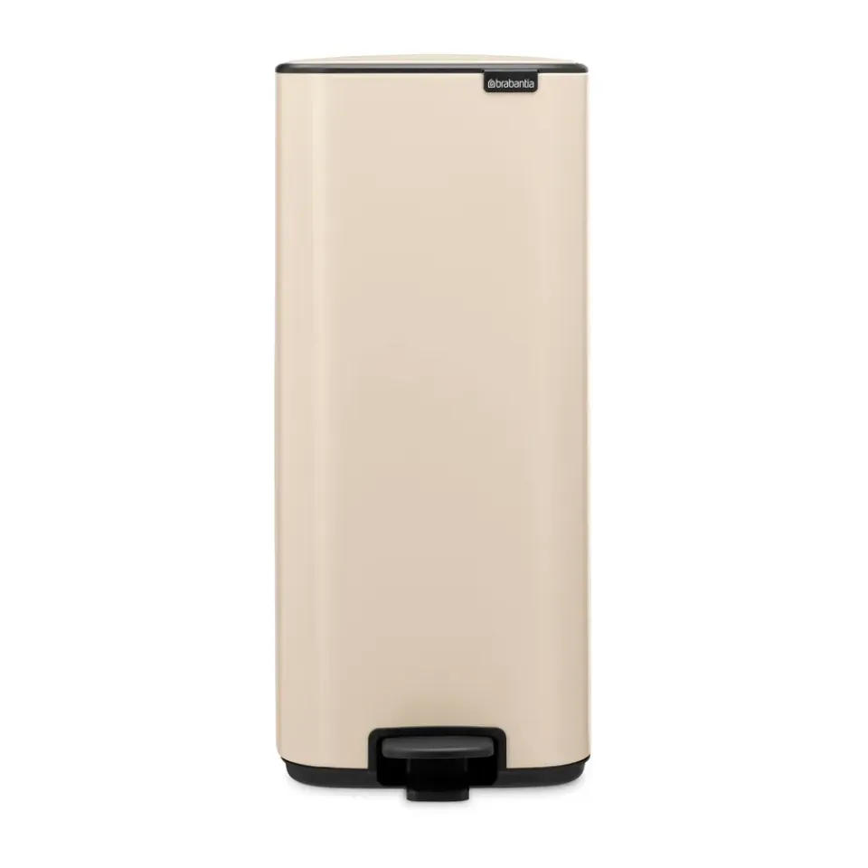 Clearance Brabantia Cubo de basura con pedal Bo 30 L, suave Beige