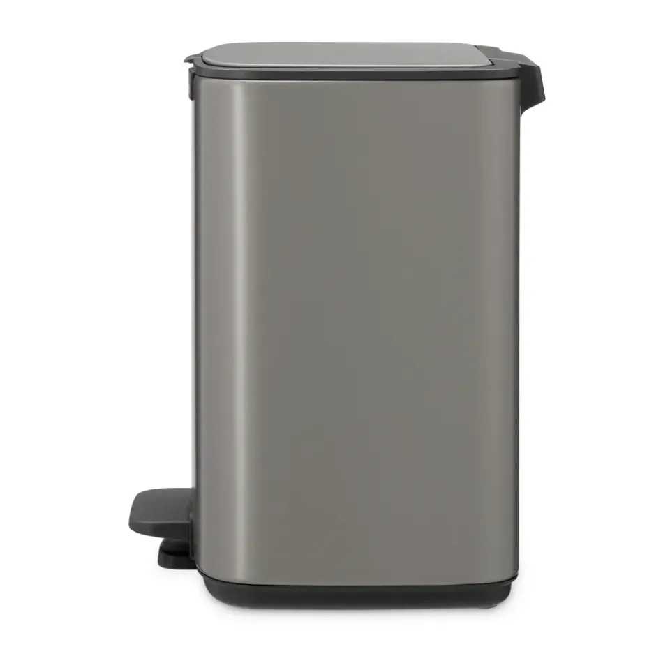 Outlet Brabantia Cubo de basura con pedal Bo 7 L, Platino Gris