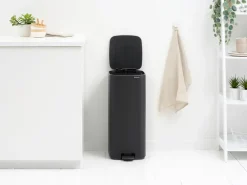 Best Brabantia Cubo de basura con pedal Bo 30 L, Mineral Infinite Grey Gris