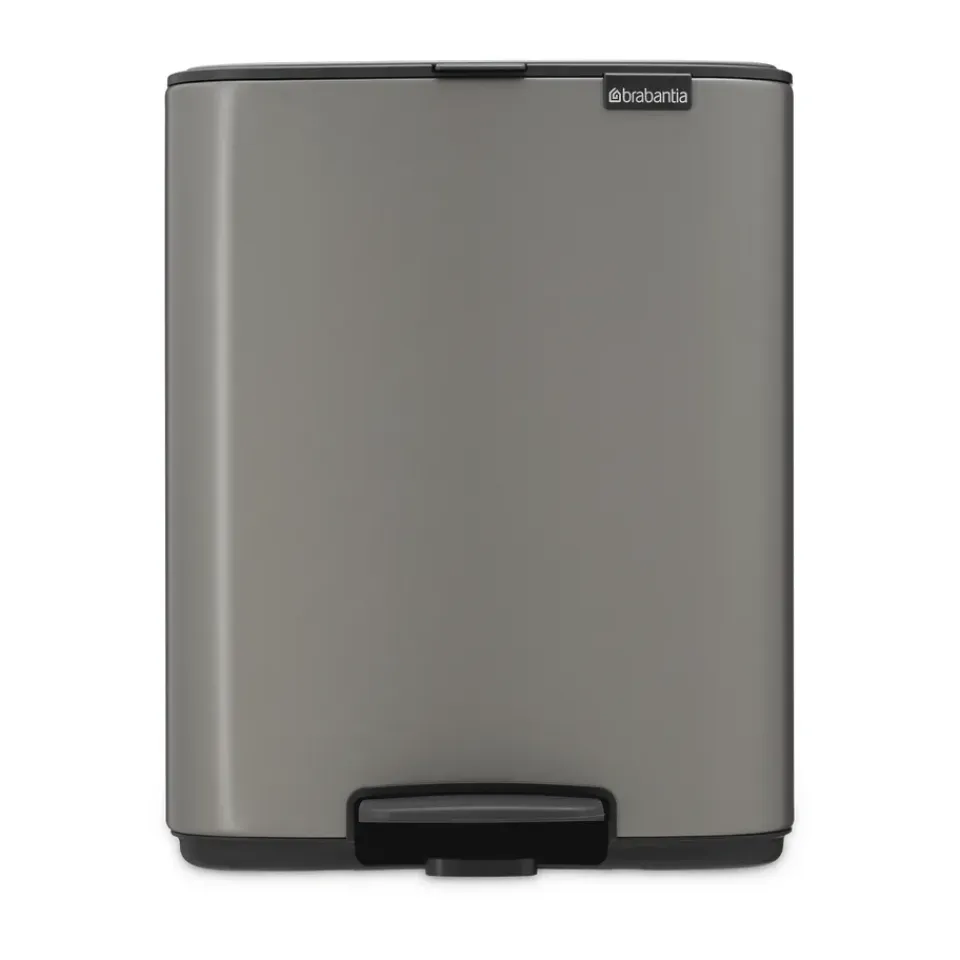 Online Brabantia Cubo de basura con pedal Bo 12 L, Platino Gris