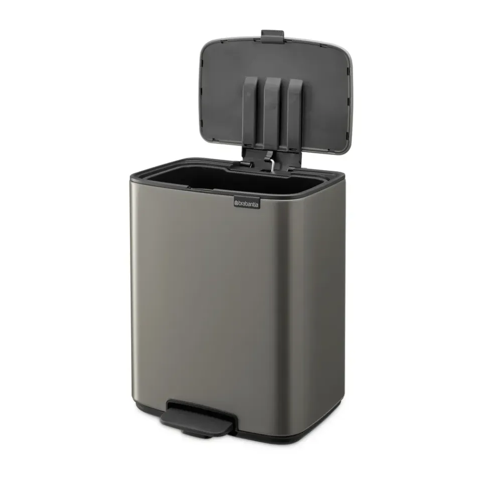 Online Brabantia Cubo de basura con pedal Bo 12 L, Platino Gris