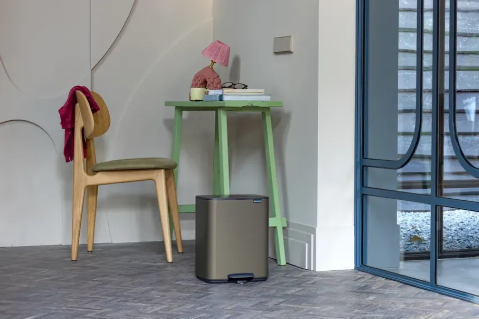 Online Brabantia Cubo de basura con pedal Bo 12 L, Platino Gris