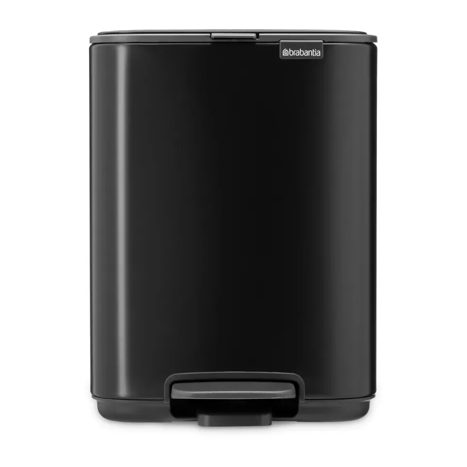 New Brabantia Cubo de basura con pedal Bo 4 L, mate Negro