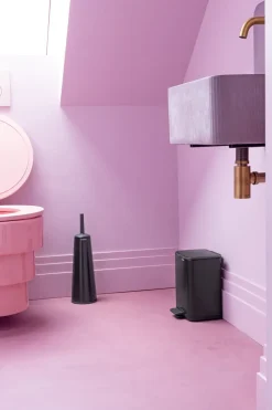 New Brabantia Cubo de basura con pedal Bo 4 L, mate Negro