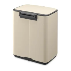 New Brabantia Cubo de basura con pedal Bo 7 L, suave Beige