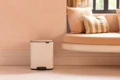 Hot Brabantia Cubo de basura con pedal Bo 12 L, suave Beige