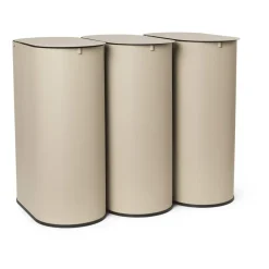 Outlet Ferm Living Cubo de basura Enkel medium, Cashmere Beige