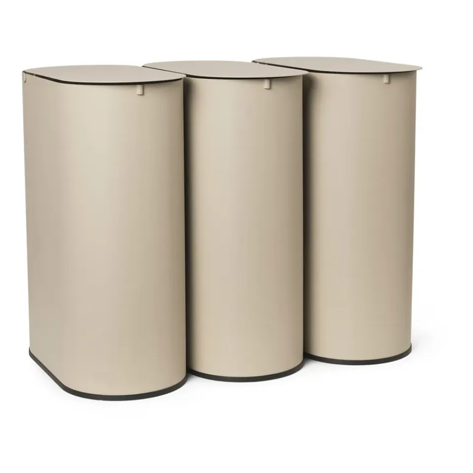 Outlet Ferm Living Cubo de basura Enkel medium, Cashmere Beige