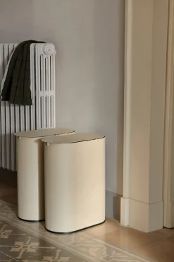 Outlet Ferm Living Cubo de basura Enkel medium, Cashmere Beige