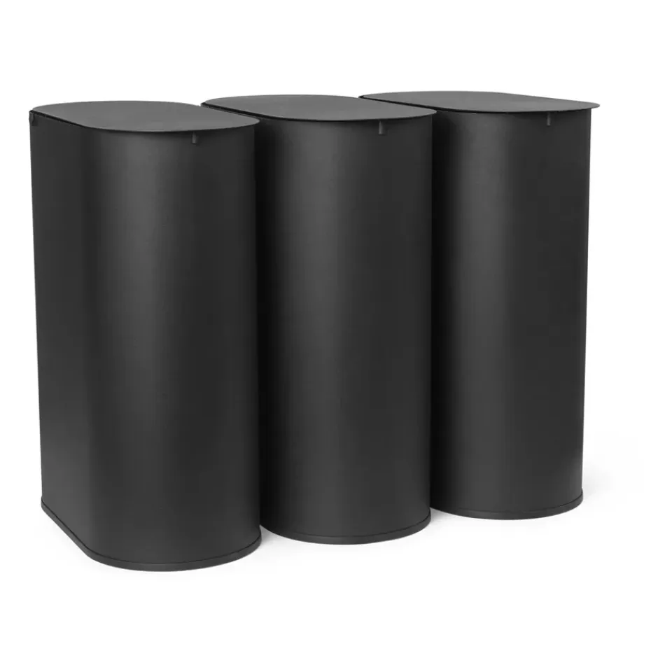 Discount Ferm Living Cubo de basura Enkel medium, Black Negro