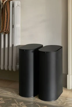 Discount Ferm Living Cubo de basura Enkel medium, Black Negro