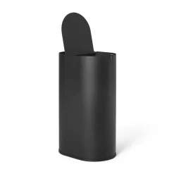 Clearance Ferm Living Cubo de basura Enkel small, Black Negro