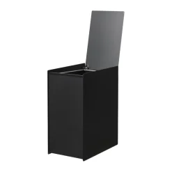 Best Ferm Living Cubo de basura Sama, Black Negro