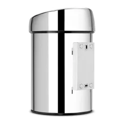 Brabantia Cubo de basura Touch Bin, 3L, acero brillante Plateado
