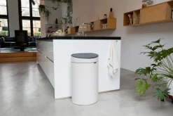 Discount Brabantia Cubo de basura Touch Bin 40 L, Soft Beige