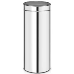 Clearance Brabantia Cubo de basura Touch Bin, 30 L, acero brillante Plateado