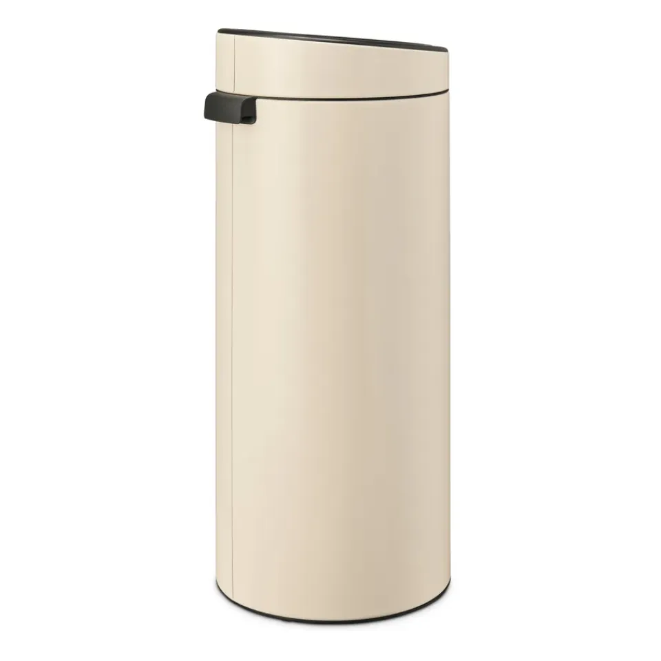 Brabantia Cubo de basura Touch Bin, 30 L, Soft Beige