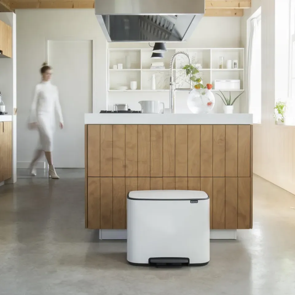 Discount Brabantia Cubo de pedal Bo 11+23 l, Blanco