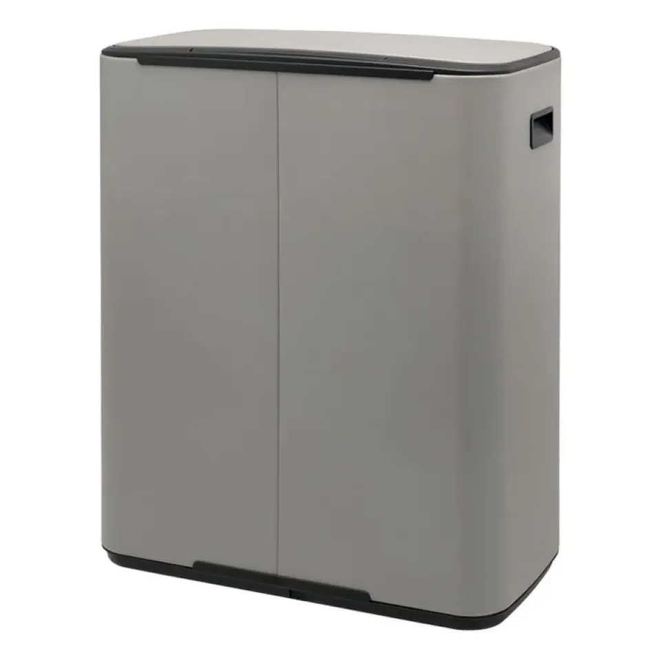 Outlet Brabantia Cubo de pedal Bo 60 L, Mineral concrete grey Gris