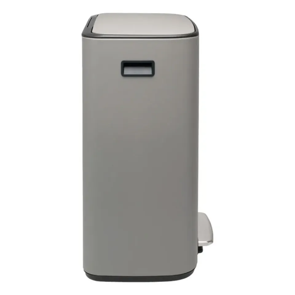 Outlet Brabantia Cubo de pedal Bo 60 L, Mineral concrete grey Gris