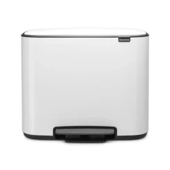 Hot Brabantia Cubo de pedal Bo 36L, Blanco