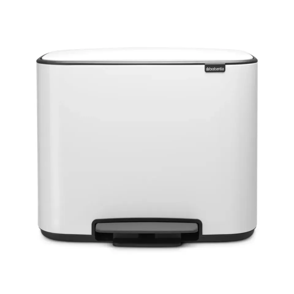 Hot Brabantia Cubo de pedal Bo 36L, Blanco