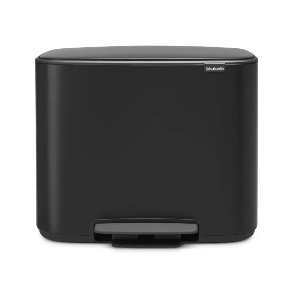 New Brabantia Cubo de pedal Bo 36L, mate Negro