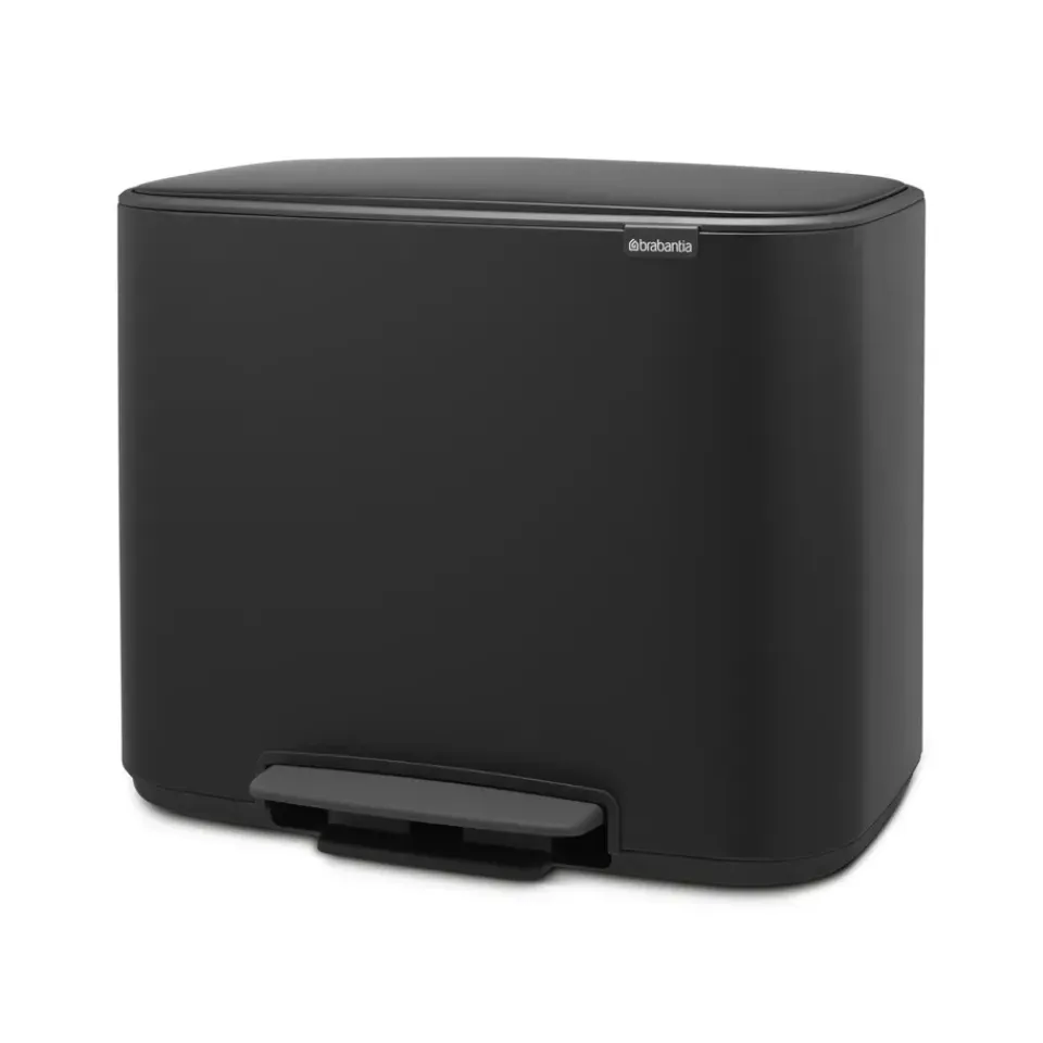 New Brabantia Cubo de pedal Bo 36L, mate Negro