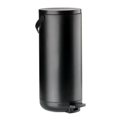 Zone Denmark Cubo de pedal Circular 35 L, Black Negro