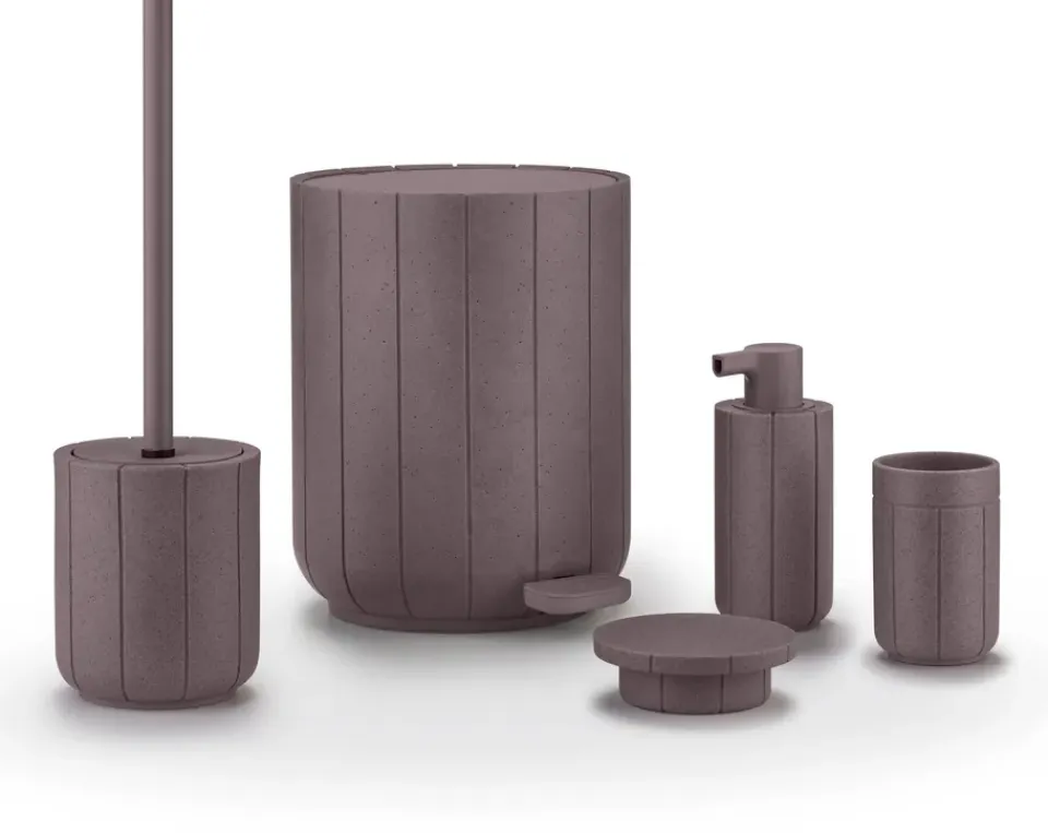 Hot Blomus Cubo de pedal Kua , Cedar Wood, 3 L Marrón