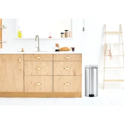 Sale Brabantia Cubo de pedal new Icon 30L, Matt steel fingerprint proof Plateado