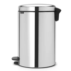 Clearance Brabantia Cubo de pedal newIcon 20L, Brilliant steel Plateado