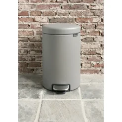 Sale Brabantia Cubo de pedal newIcon 12L, Mineral concrete grey Gris