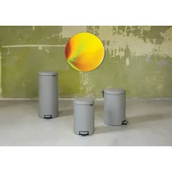 Sale Brabantia Cubo de pedal newIcon 12L, Mineral concrete grey Gris
